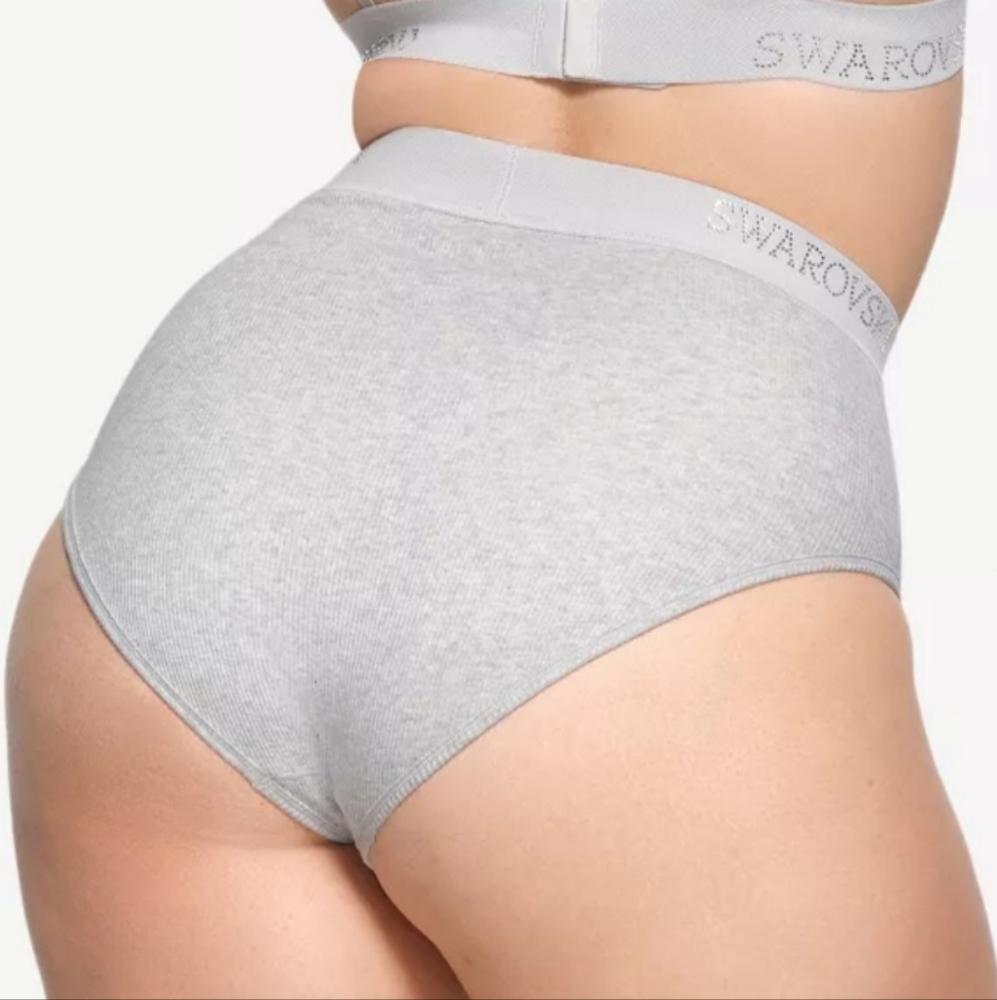 SKIMS x Swarovski stretch-cotton briefs - Picture 3 of 4